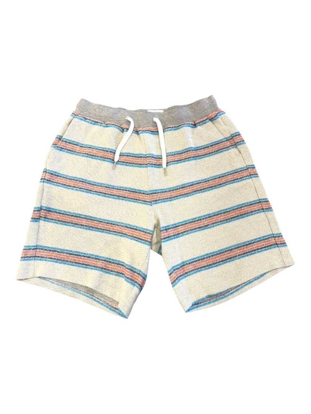 Quiksilver Textured Stripe Surf Lounge Beach Shorts Mens Small
